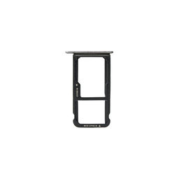 Huawei P10 Lite - Slot SIM (Black) - 51661EPF Genuine Service Pack