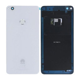 Huawei P9 Lite (2017), Honor 8 Lite - Carcasă Baterie + Senzor de Amprentă (White) - 02351FVR, 02351DLW Genuine Service Pack