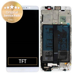 Huawei Mate 9 - Ecran LCD + Sticlă Tactilă + Ramă + Baterie (Space Grey) - 02351BAS Genuine Service Pack