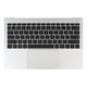 Huawei Matebook X Pro Mach-W19 - Topcase + Tastatură US + Touchpad + Senzor Ampentruntă (Space Gray)