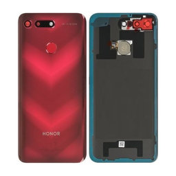 Huawei Honor View 20 - Carcasă Baterie + Senzor de Amprentă (Phantom Red) - 02352LNW, 02352JKH Genuine Service Pack