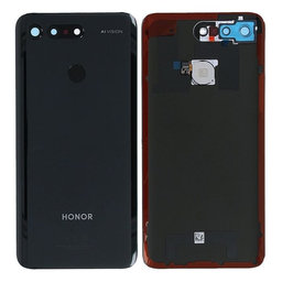 Huawei Honor View 20 - Carcasă Baterie + Senzor de Amprentă (Midnight Black) - 02352LNU Genuine Service Pack