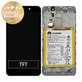 Huawei Honor 5c, Honor 7 Lite Dual - Ecran LCD + Sticlă Tactilă + Ramă + Baterie (Grey) - 02350TSP