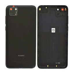 Huawei Y5p - Carcasă Baterie + Sticlă Cameră Spate (Midnight Gray) - 97070XVD Genuine Service Pack