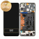 Huawei P30 Lite (2020) - Ecran LCD + Sticlă Tactilă + Ramă + Baterie (Midnight Black) - 02353FPX, 02353DQU Genuine Service Pack