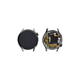 Huawei Watch 3 Galileo-L11E - Ecran LCD + Sticlă tactilă + Ramă (Black) - 02354JHA Genuine Service Pack