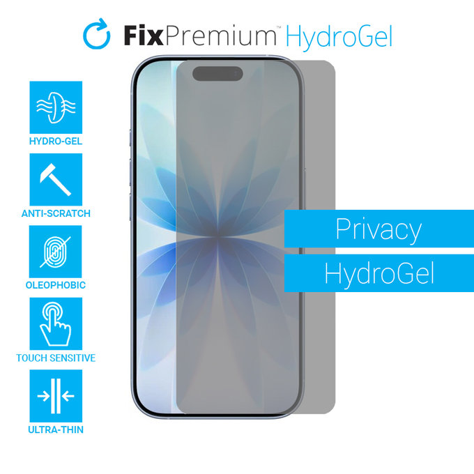 FixPremium - Privacy Screen Protector pentru Apple iPhone 17