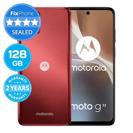 Motorola Moto G32 Satin Maroon 128GB (Sealed) Refurbished