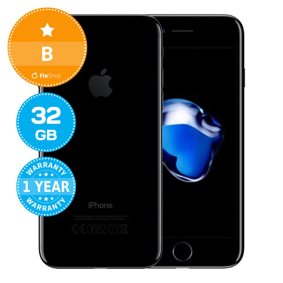 Apple iPhone 7 Jet Black 32GB B Recondiționat