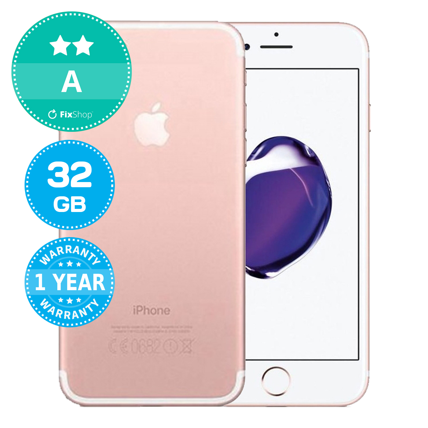 iPhone7！３２GB！ Apple iPhone 7 Rose Gold 32GB A Recondiționat | FixShop