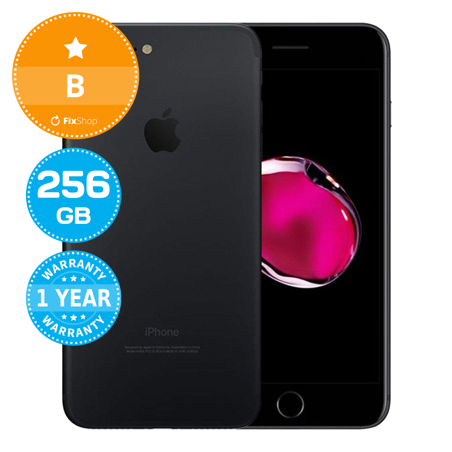 家電 iPhone7 BLACK 256GB Telefon mobil Apple iPhone 7, 256GB, Black - eMAG.ro