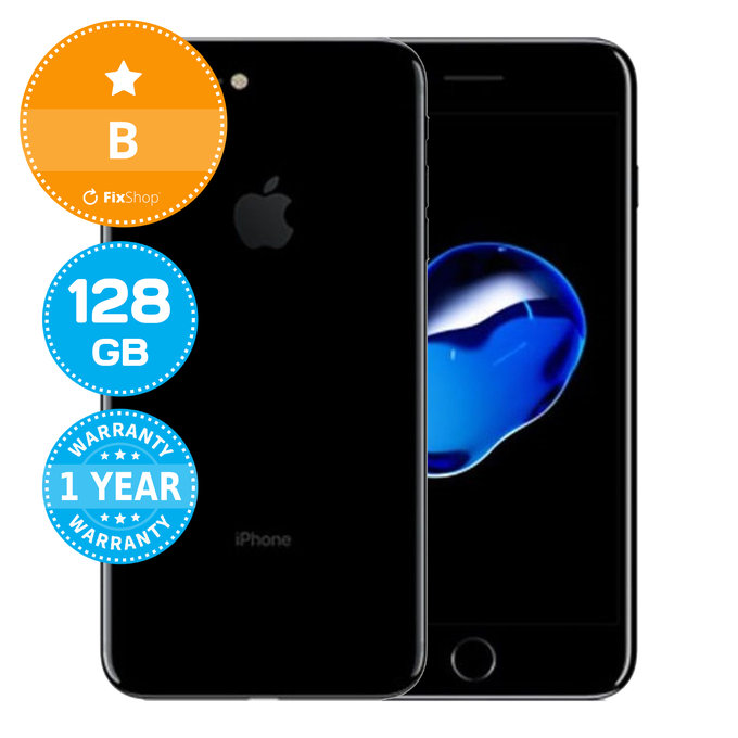 Apple iPhone 7 Plus Jet Black 128GB B Recondiționat