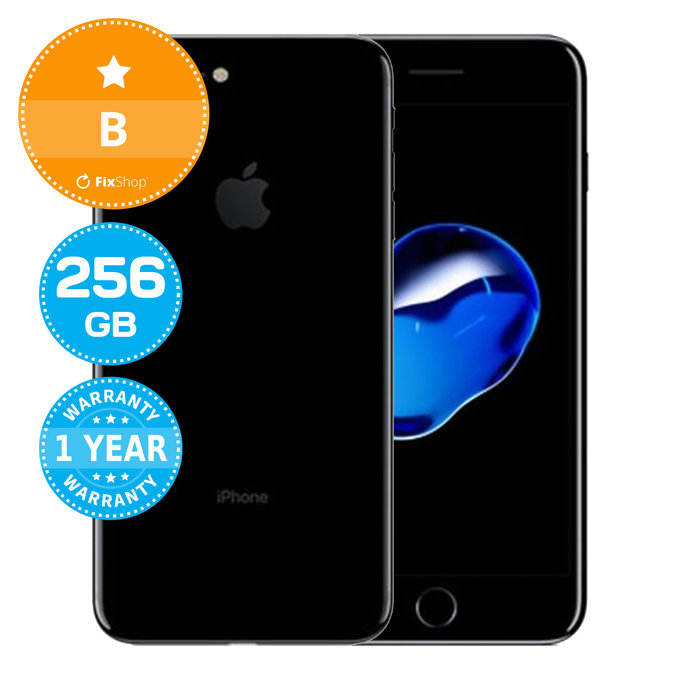 Apple iPhone 7 Plus Jet Black 256GB B Recondiționat