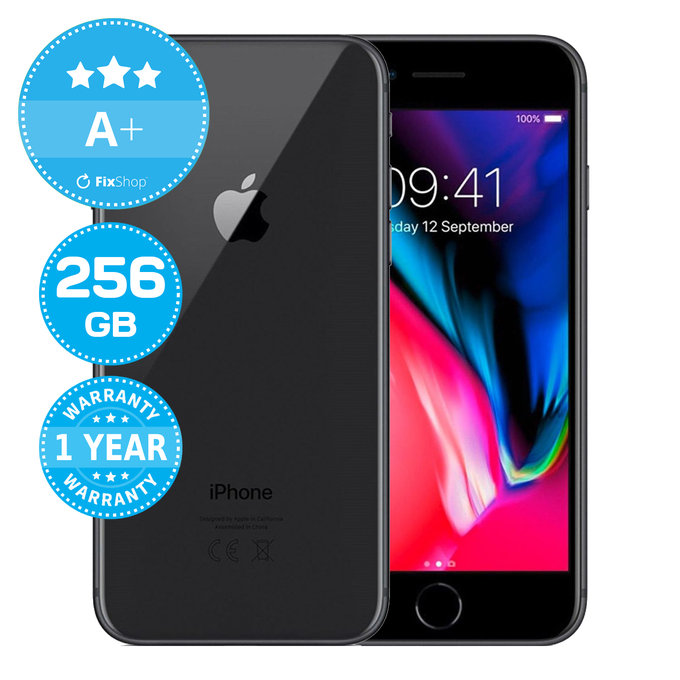 Apple iPhone 8 Space Gray 256GB A+ Recondiționat