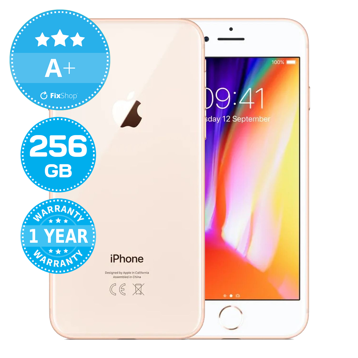 Apple iPhone 8 Gold 256GB A+ Recondiționat | FixShop