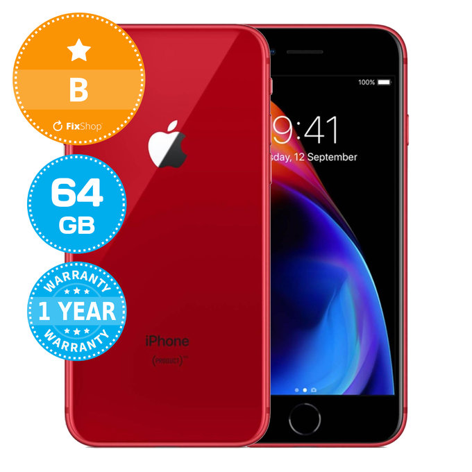 Apple iPhone 8 (PRODUCT)RED 64GB B Recondiționat