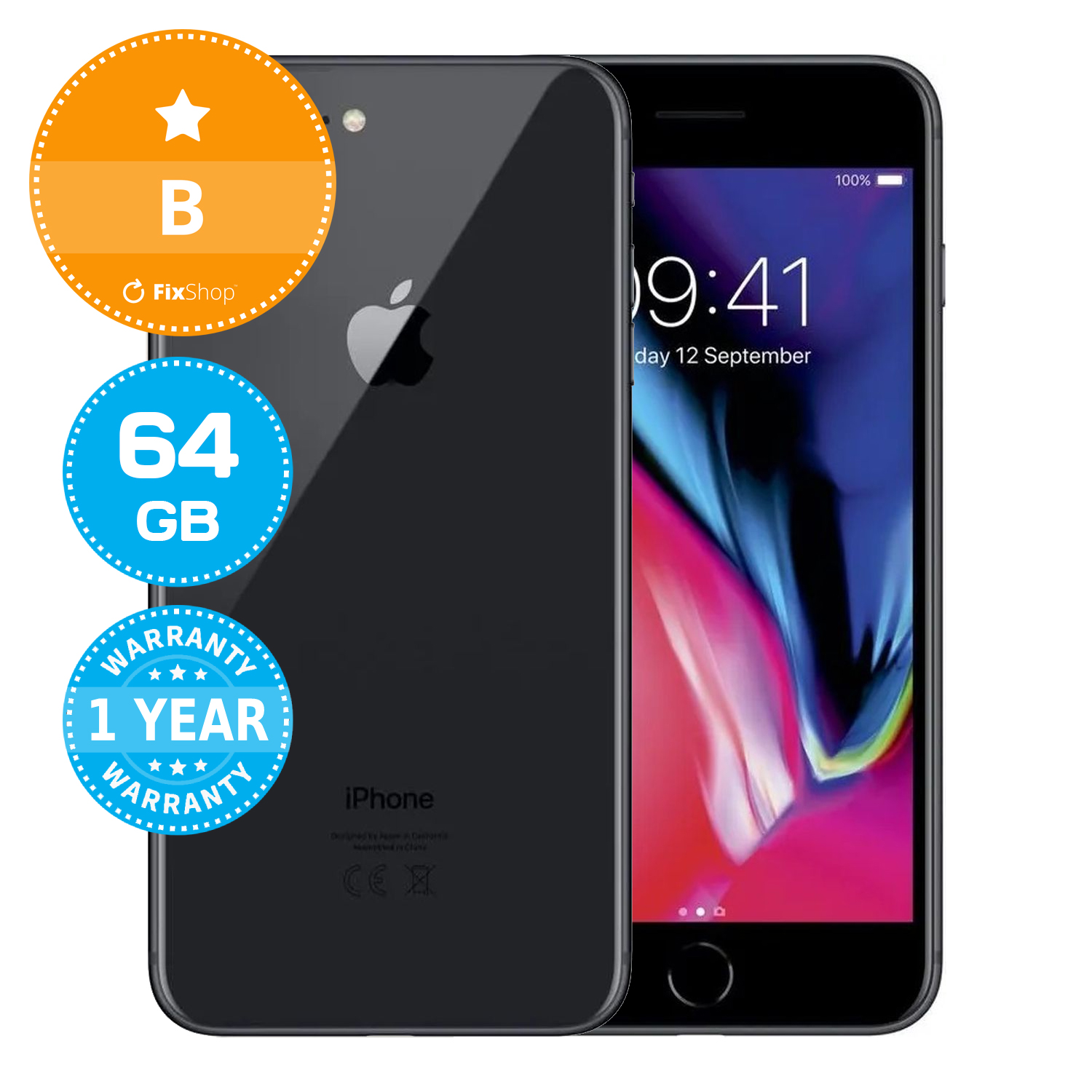 Apple iPhone 8 Plus Space Gray 64GB B Recondiționat | FixShop