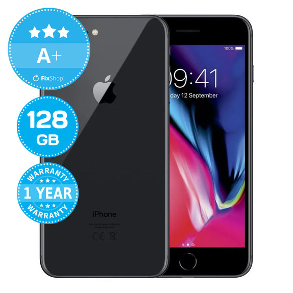 Apple iPhone 8 Plus Space Gray 128GB A+ Recondiționat