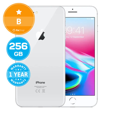 Apple iPhone 8 Plus Silver 256GB B Recondiționat