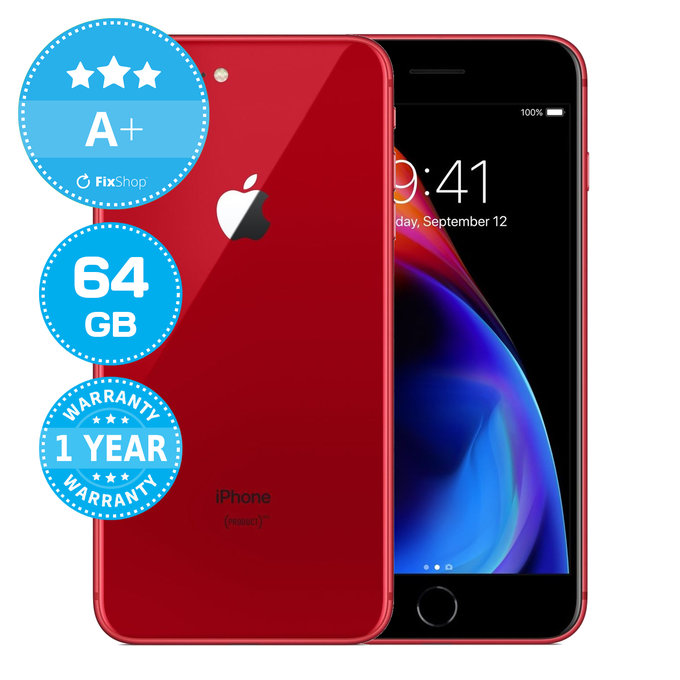 Apple iPhone 8 Plus (PRODUCT)RED 64GB A+ Recondiționat