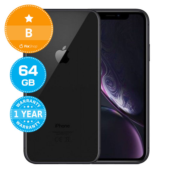 Apple iPhone XR Black 64GB B Recondiționat