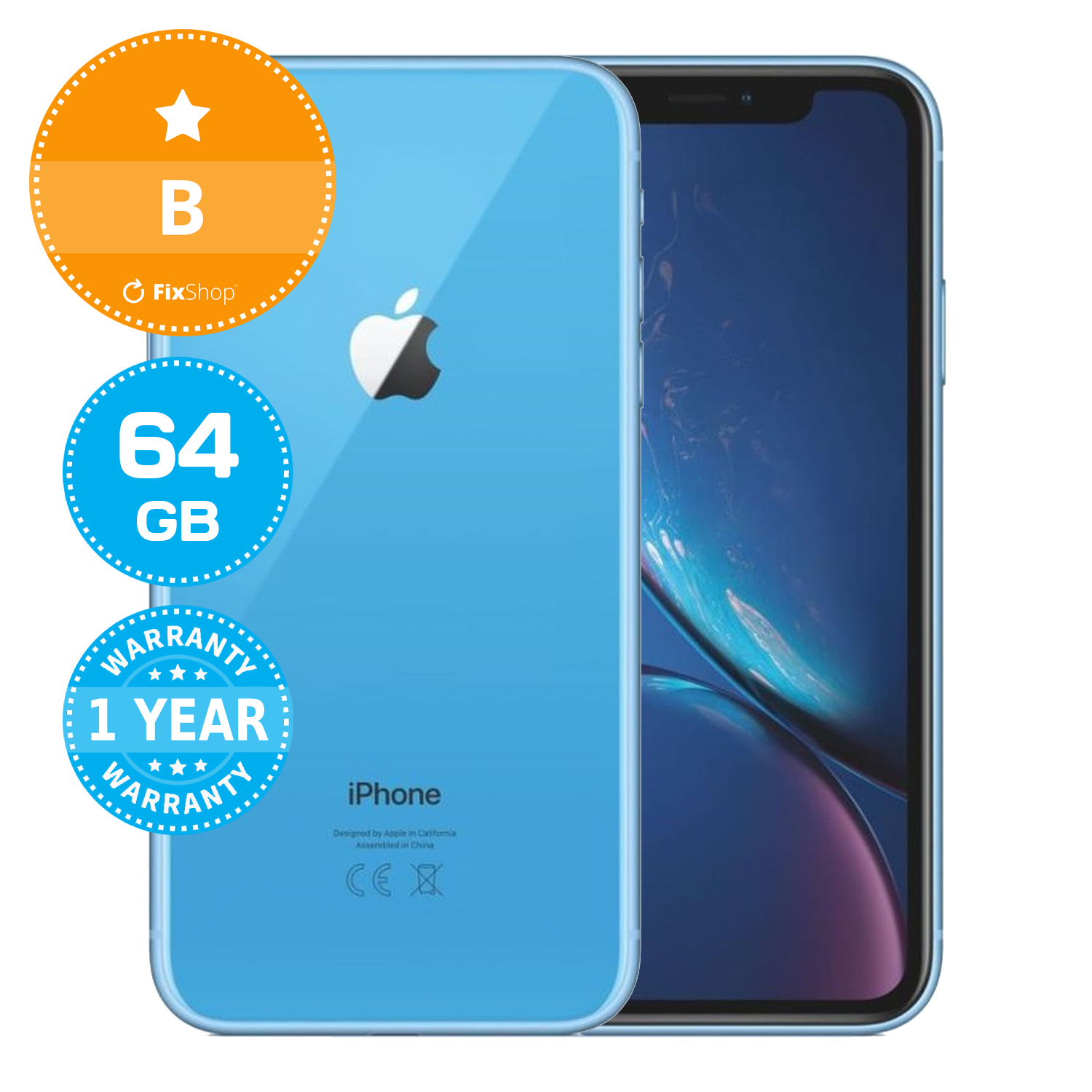 Apple iPhone XR Blue 64GB B Recondiționat | FixShop