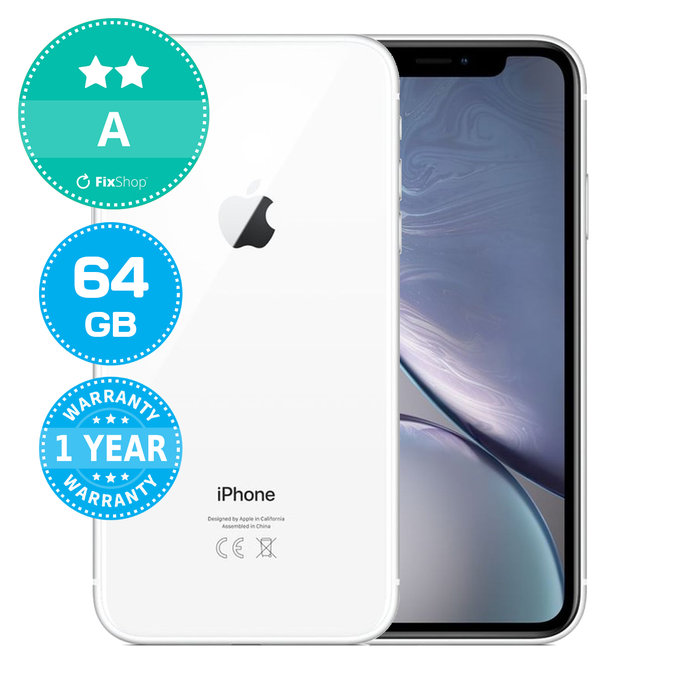 Apple iPhone XR White 64GB A Recondiționat