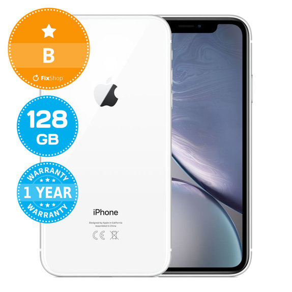 Apple iPhone XR White 128GB B Recondiționat
