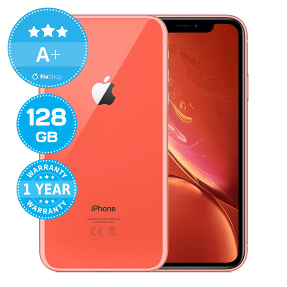 Apple iPhone XR Coral 128GB A+ Recondiționat