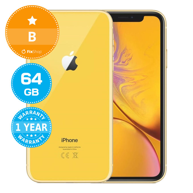 Apple iPhone XR Yellow 64GB B Recondiționat