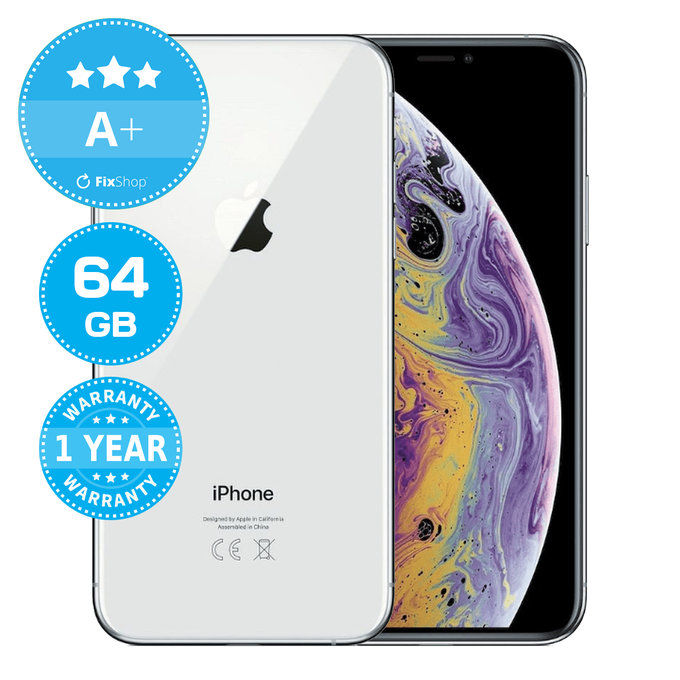 Apple iPhone XS Silver 64GB A+ Recondiționat