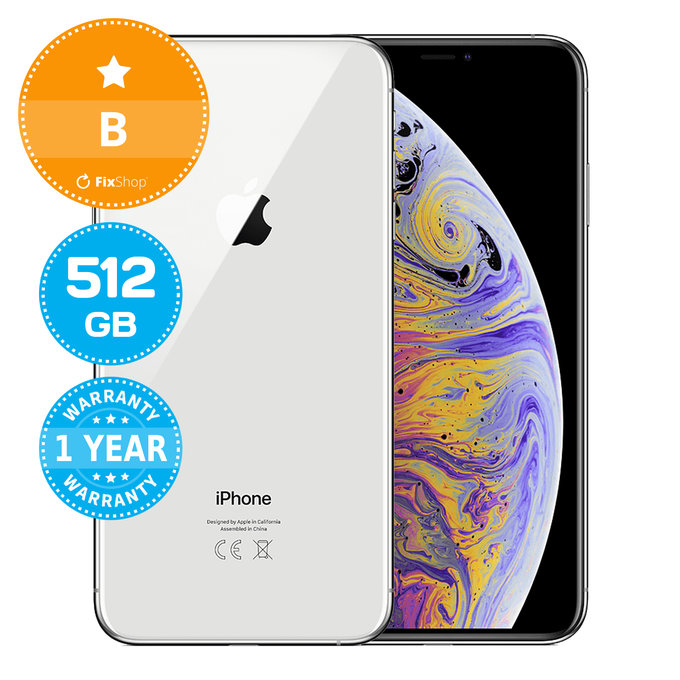 Apple iPhone XS Max Silver 512GB B Recondiționat