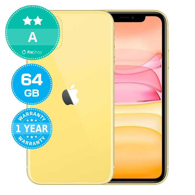 Apple iPhone 11 Yellow 64GB A Recondiționat