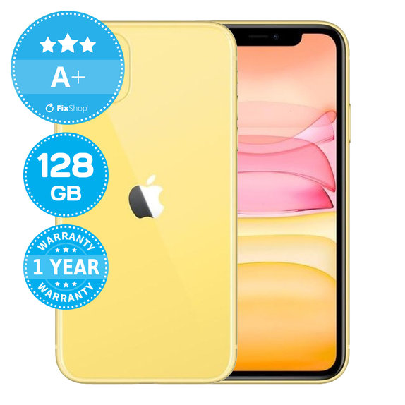 Apple iPhone 11 Yellow 128GB A+ Recondiționat
