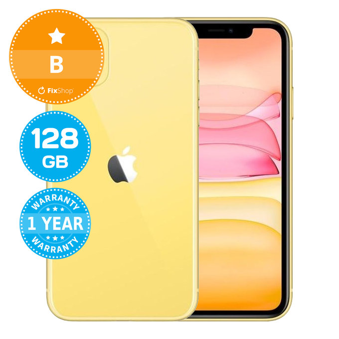 Apple iPhone 11 Yellow 128GB B Recondiționat