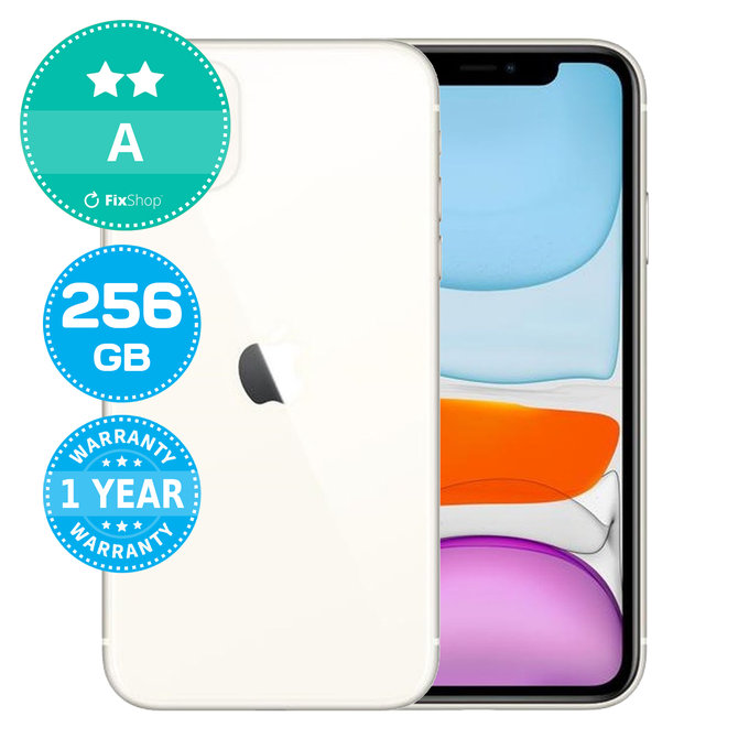 Apple iPhone 11 White 256GB A Recondiționat