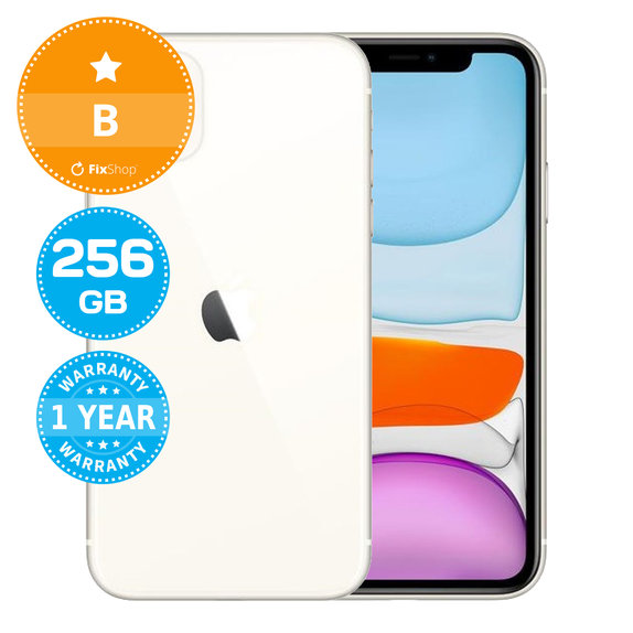 Apple iPhone 11 White 256GB B Recondiționat