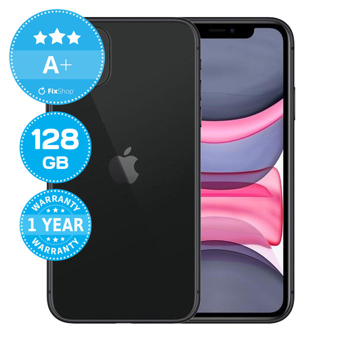 Apple iPhone 11 Black 128GB A+ Recondiționat