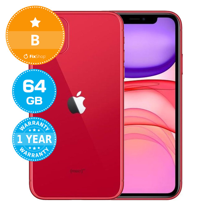Apple iPhone 11 (PRODUCT)RED 64GB B Recondiționat