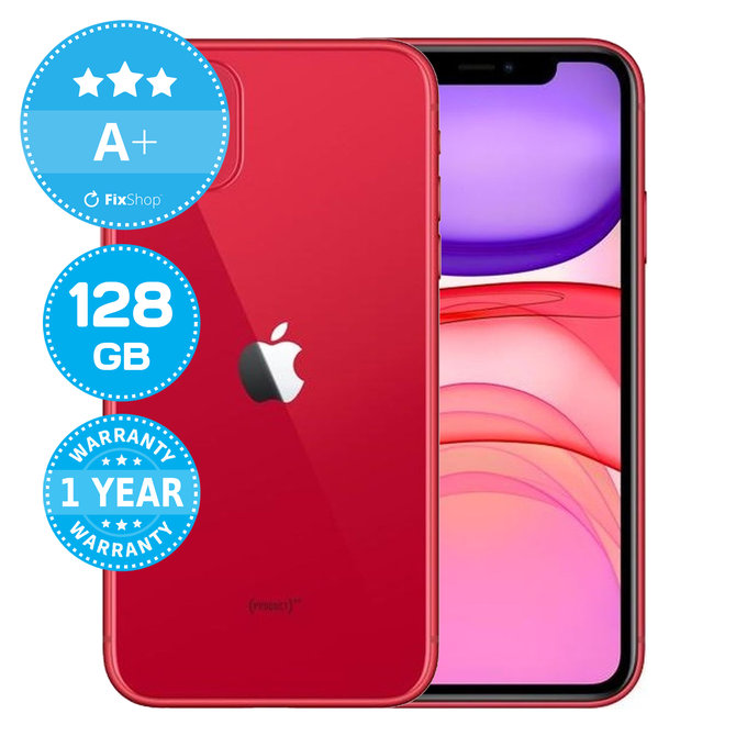 Apple iPhone 11 (PRODUCT)RED 128GB A+ Recondiționat