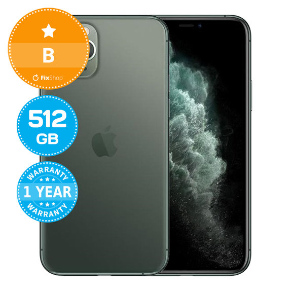 Apple iPhone 11 Pro Midnight Green 512GB B Recondiționat