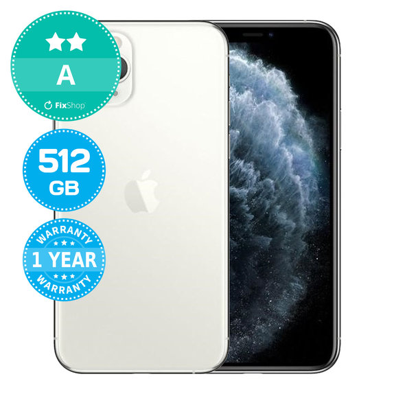 Apple iPhone 11 Pro Silver 512GB A Recondiționat