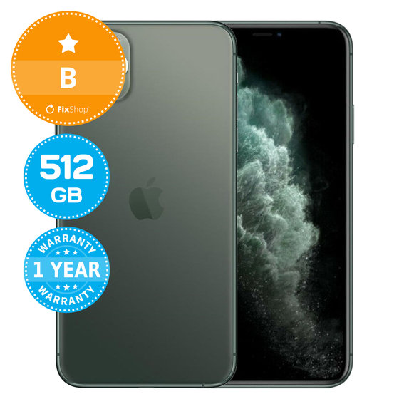 Apple iPhone 11 Pro Max Midnight Green 512GB B Recondiționat