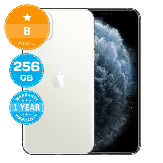 Apple iPhone 11 Pro Max Silver 256GB B Recondiționat