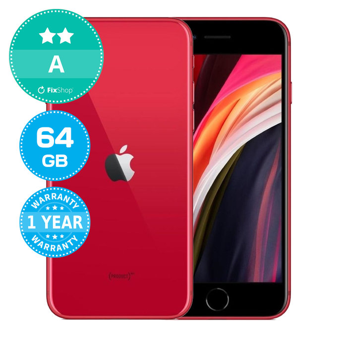 Apple iPhone SE (2nd Gen 2020) (PRODUCT)RED 64GB A Recondiționat