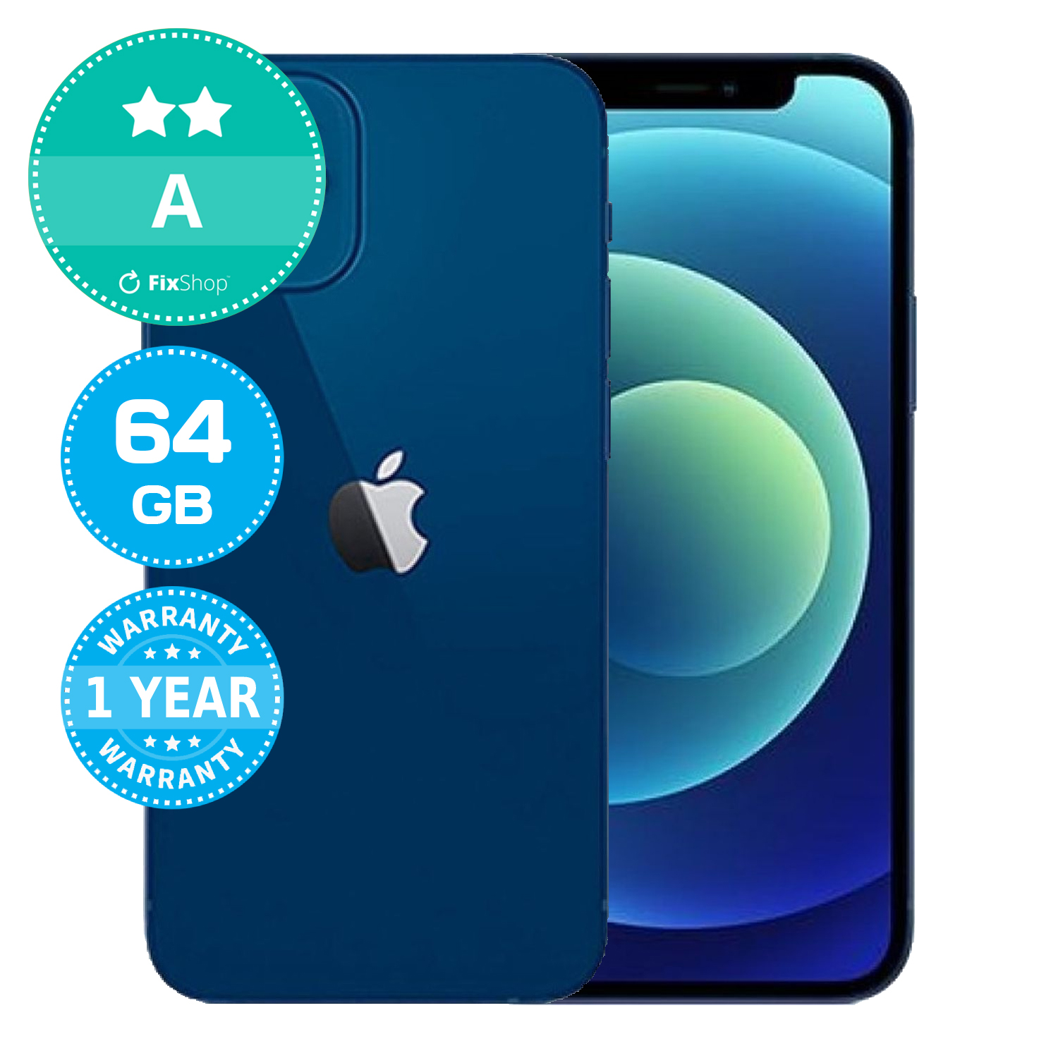 Apple iPhone 12 Mini Blue 64GB A Recondiționat | FixShop