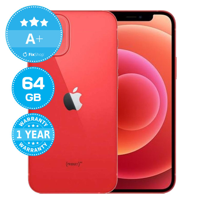 Apple iPhone 12 Mini (PRODUCT)RED 64GB A+ Recondiționat