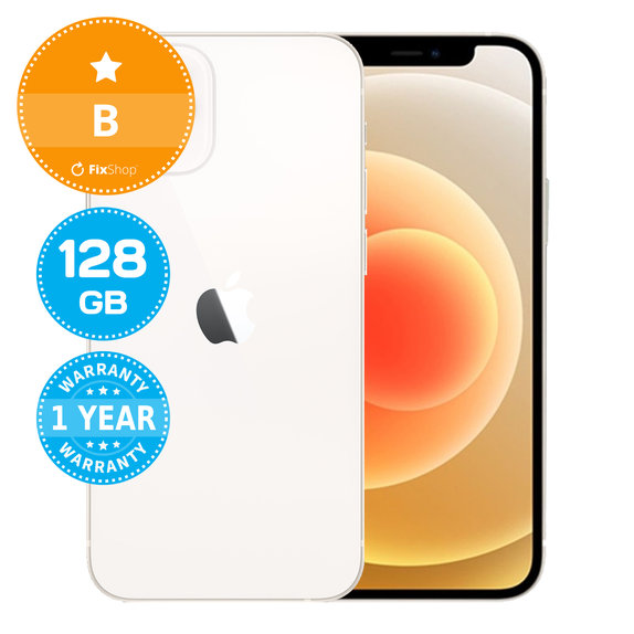Apple iPhone 12 Mini White 128GB B Recondiționat