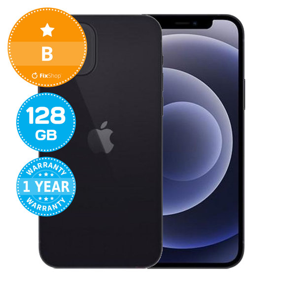 Apple iPhone 12 Black 128GB B Recondiționat