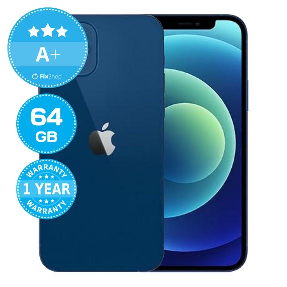 Apple iPhone 12 Blue 64GB A+ Recondiționat